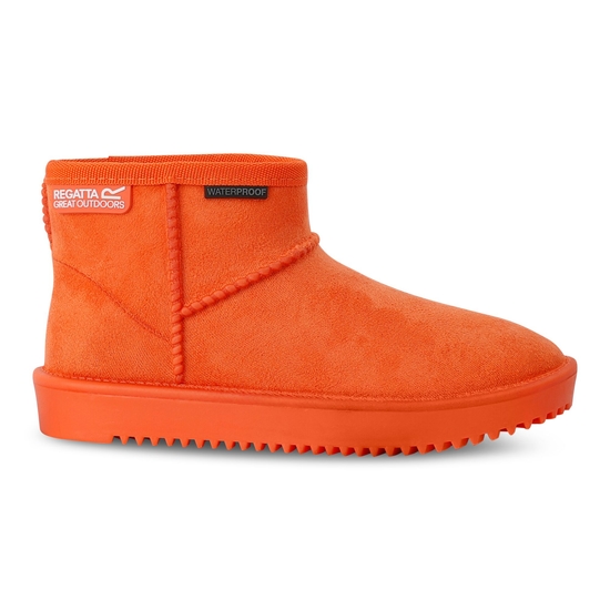 Kids' Risely Waterproof Fur Lined Boots Orange