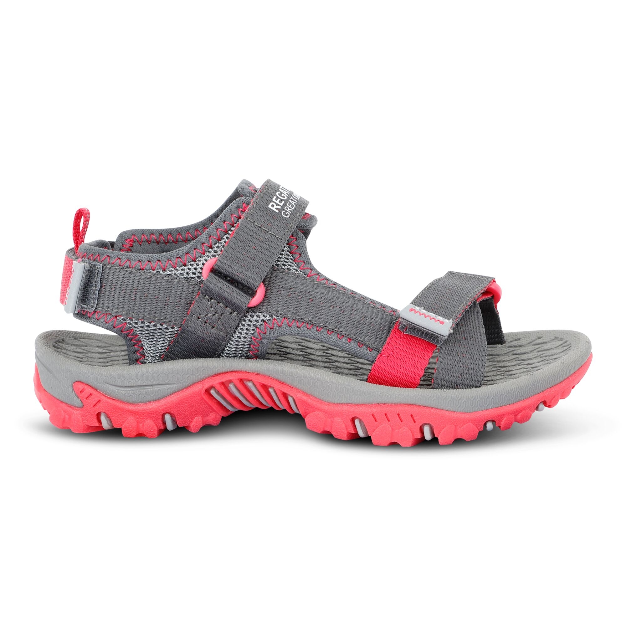 Regatta Kids’ Blaze Sandals - Grey UK Size 4 - Image 6