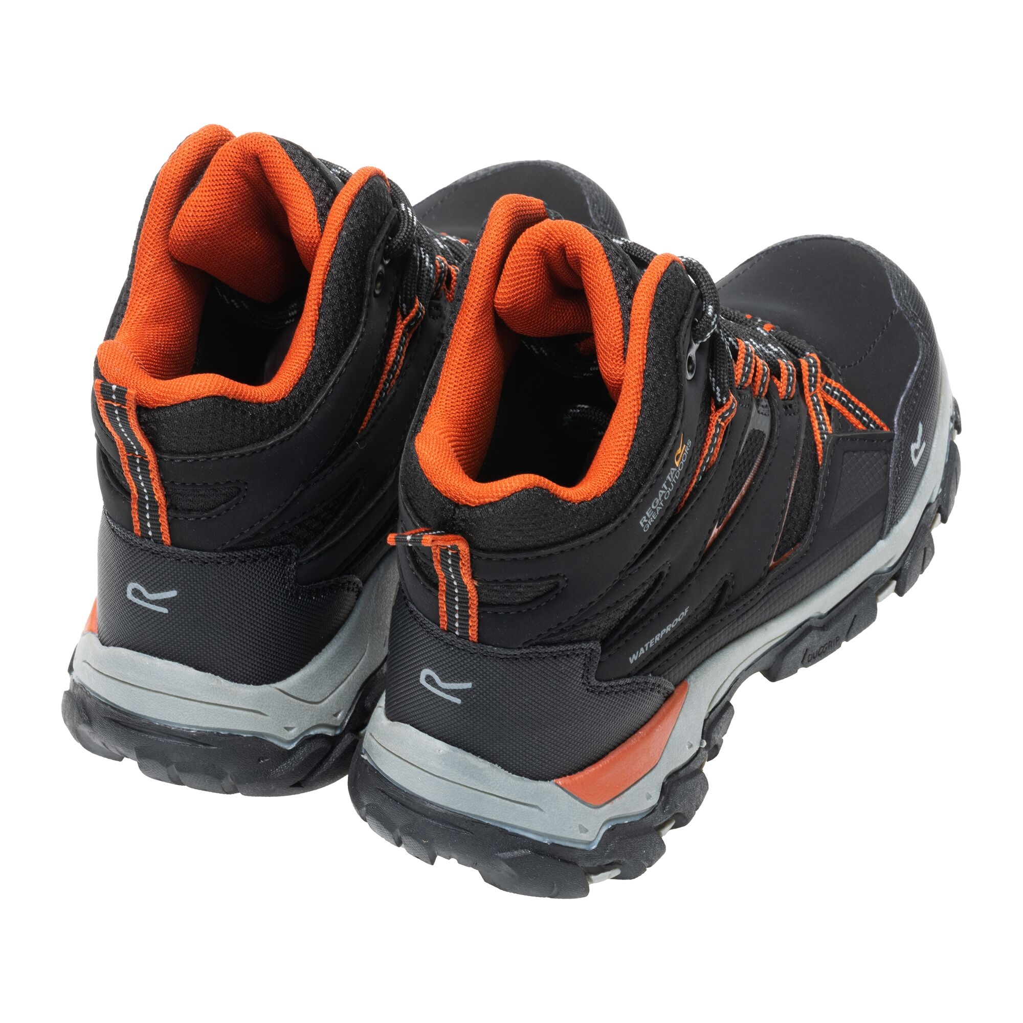 Regatta   Buty dziecięce trekkingowe z membraną Holcombe III Czarny