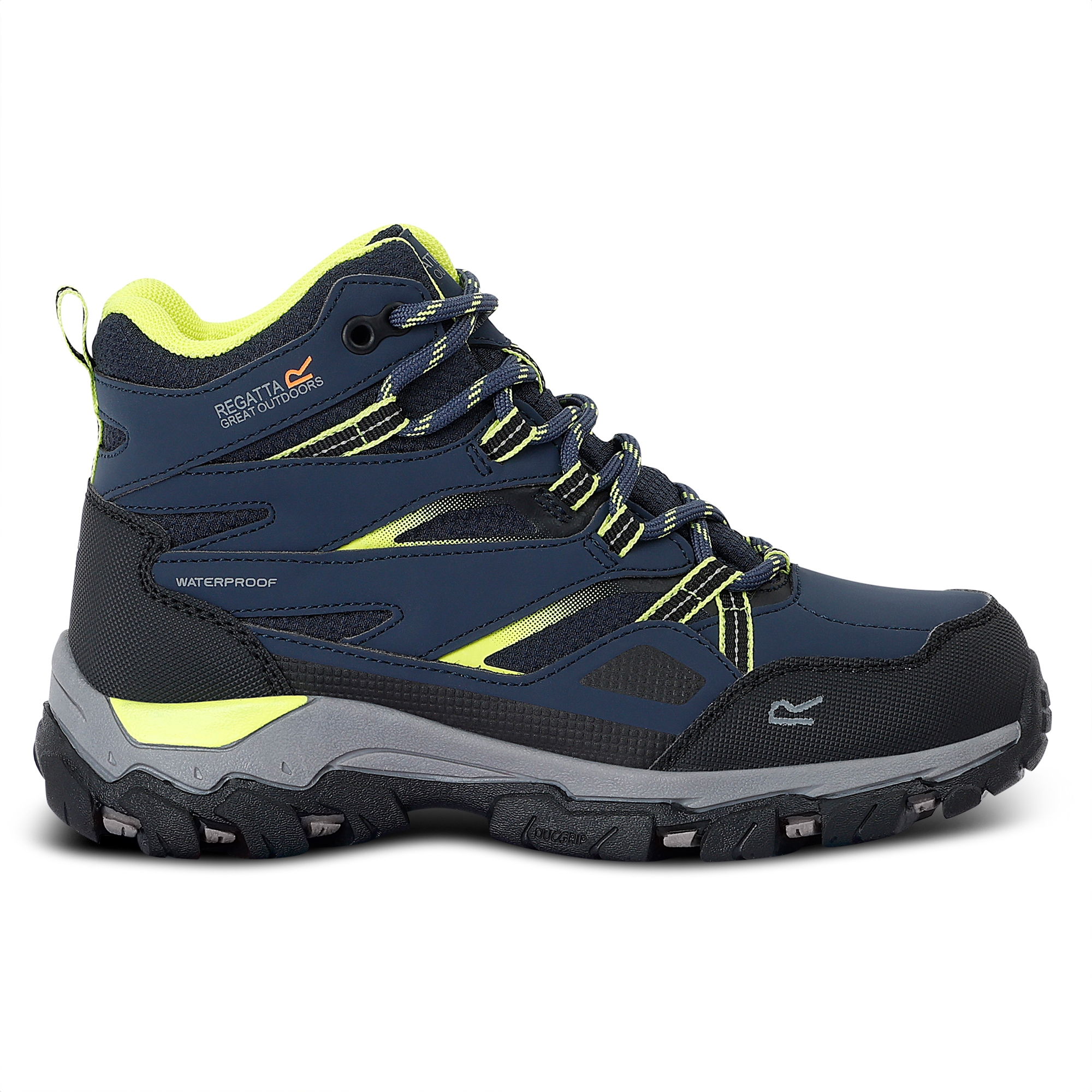 Regatta   Buty dziecięce trekkingowe z membraną Holcombe III Niebieski