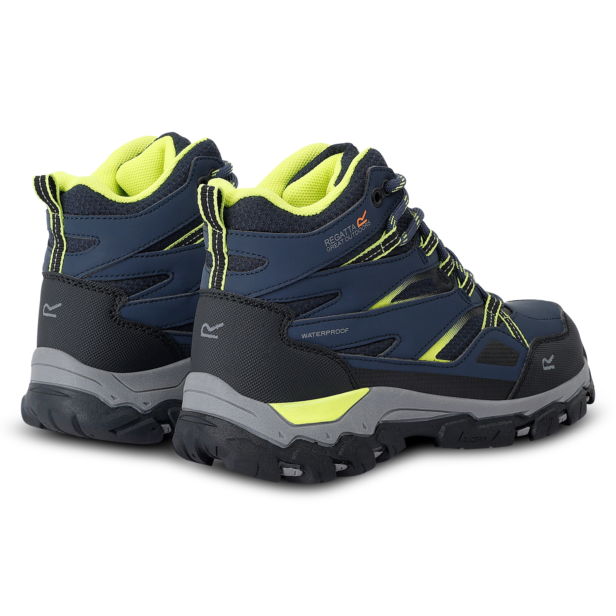 Regatta   Buty dziecięce trekkingowe z membraną Holcombe III Niebieski