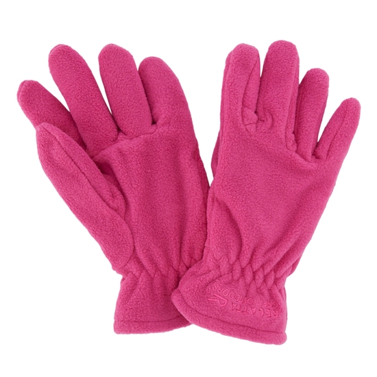 Kids Taz II Fleece Gloves Pink