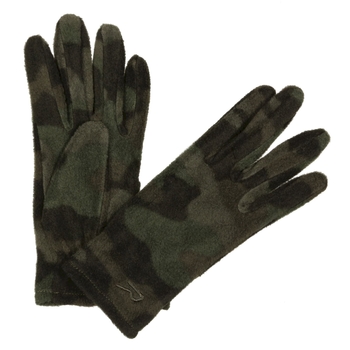 Kids' Fallon Printed Gloves Dark Khaki Camo