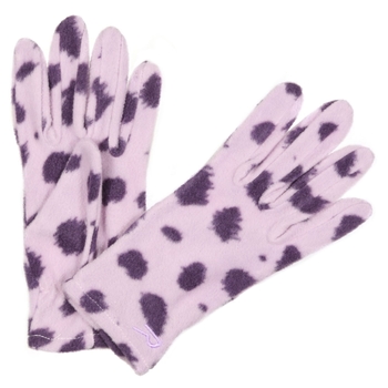 Kids' Fallon Printed Gloves Lilac Frost Smudge Print