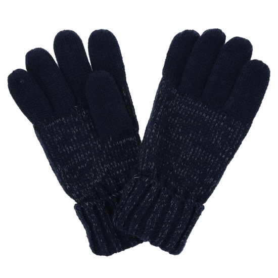 Kids' Luminosity Knitted Gloves Navy