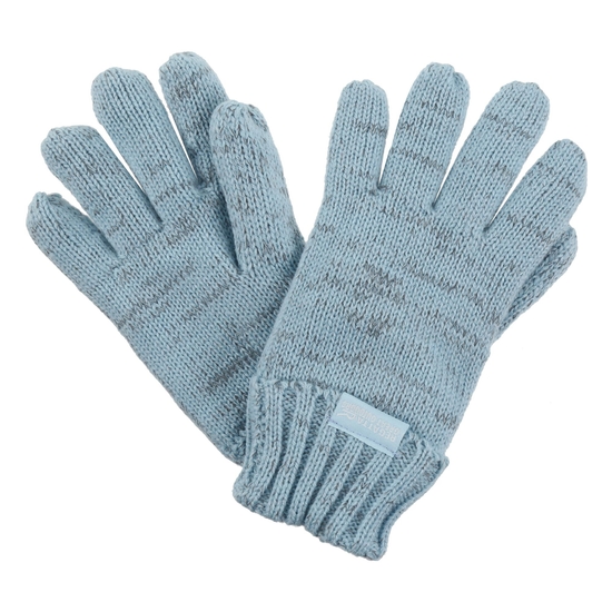 Kids' Luminosity Knitted Gloves Sea Haze