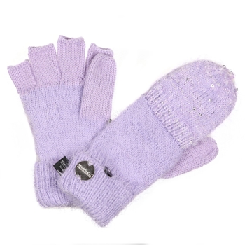 Kids' Heddie Lux Knit Gloves Lilac Frost