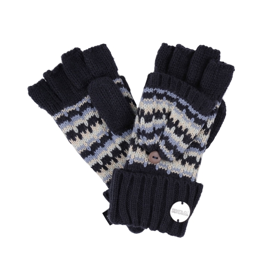 Kids' Baneberry Knitted Gloves Navy