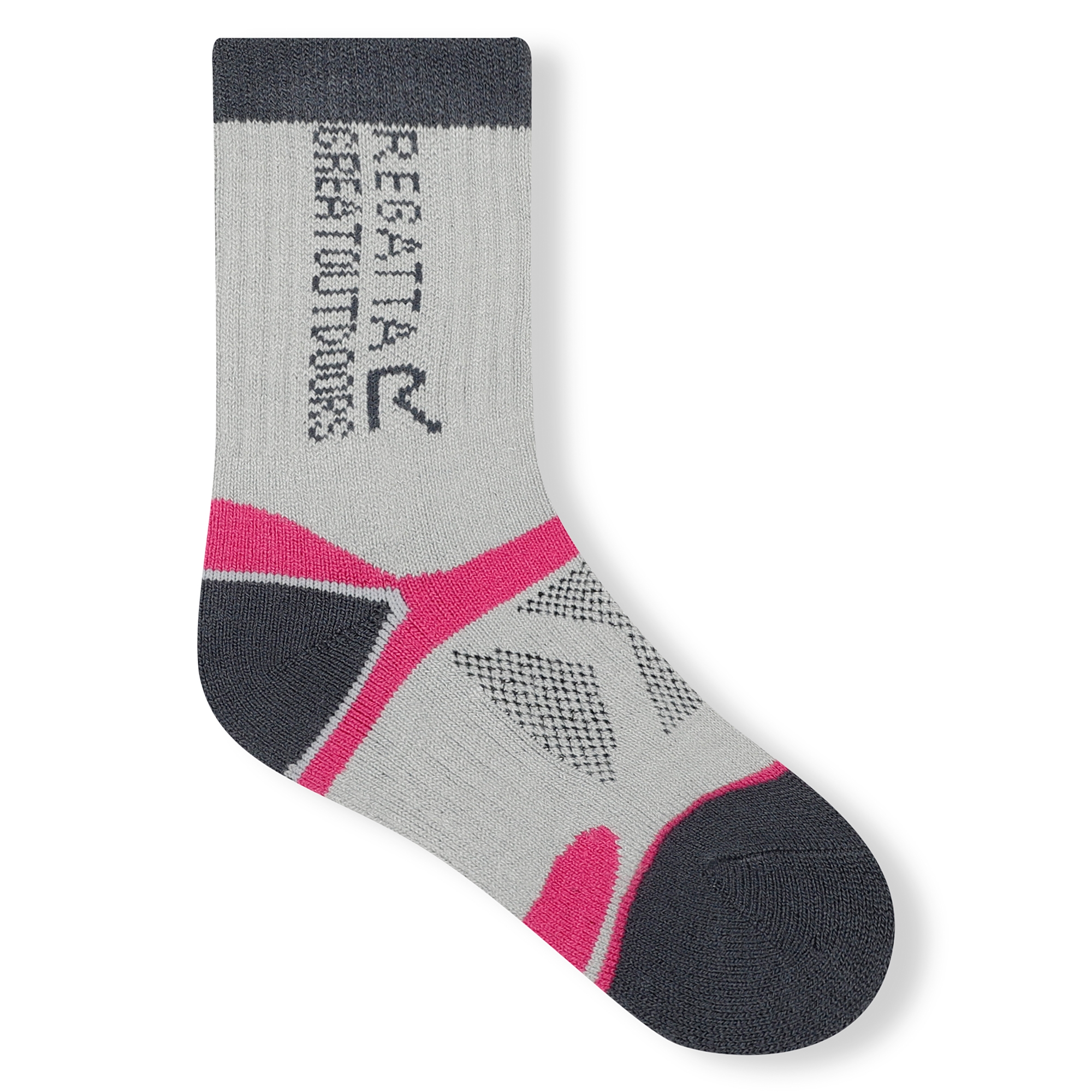 Regatta Kids’ Blister Protect Ii Socks - Grey UK Size 10-12