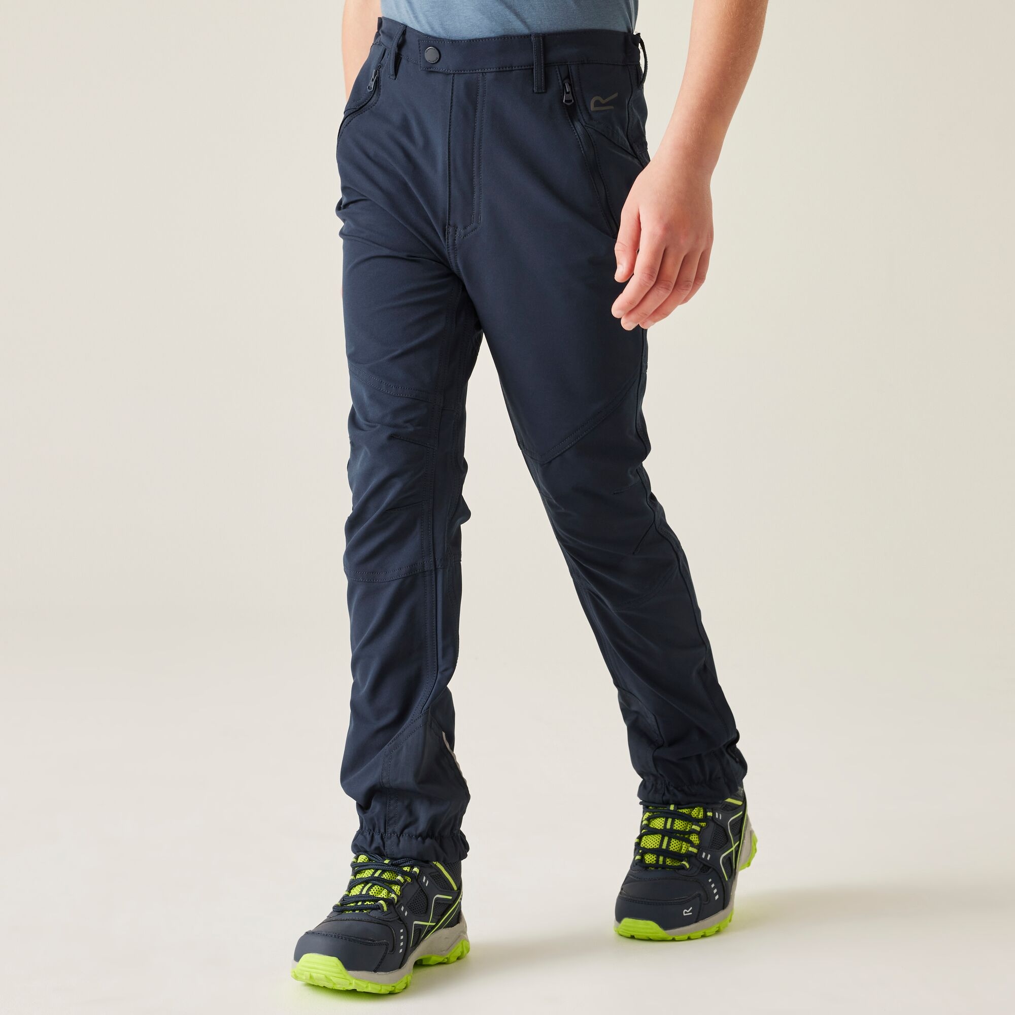 Regatta Kids’ Tech Mountain Walking Trousers - Blue Size 9-10 Years