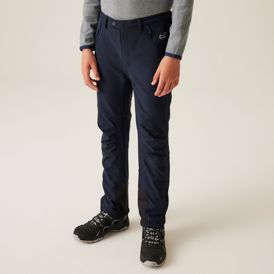 Kids' Tech Mountain Walking Trousers Navy