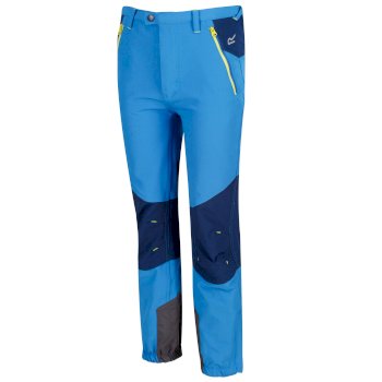 Pantalon technique junior outdoor TECH MOUNTAIN Bleu