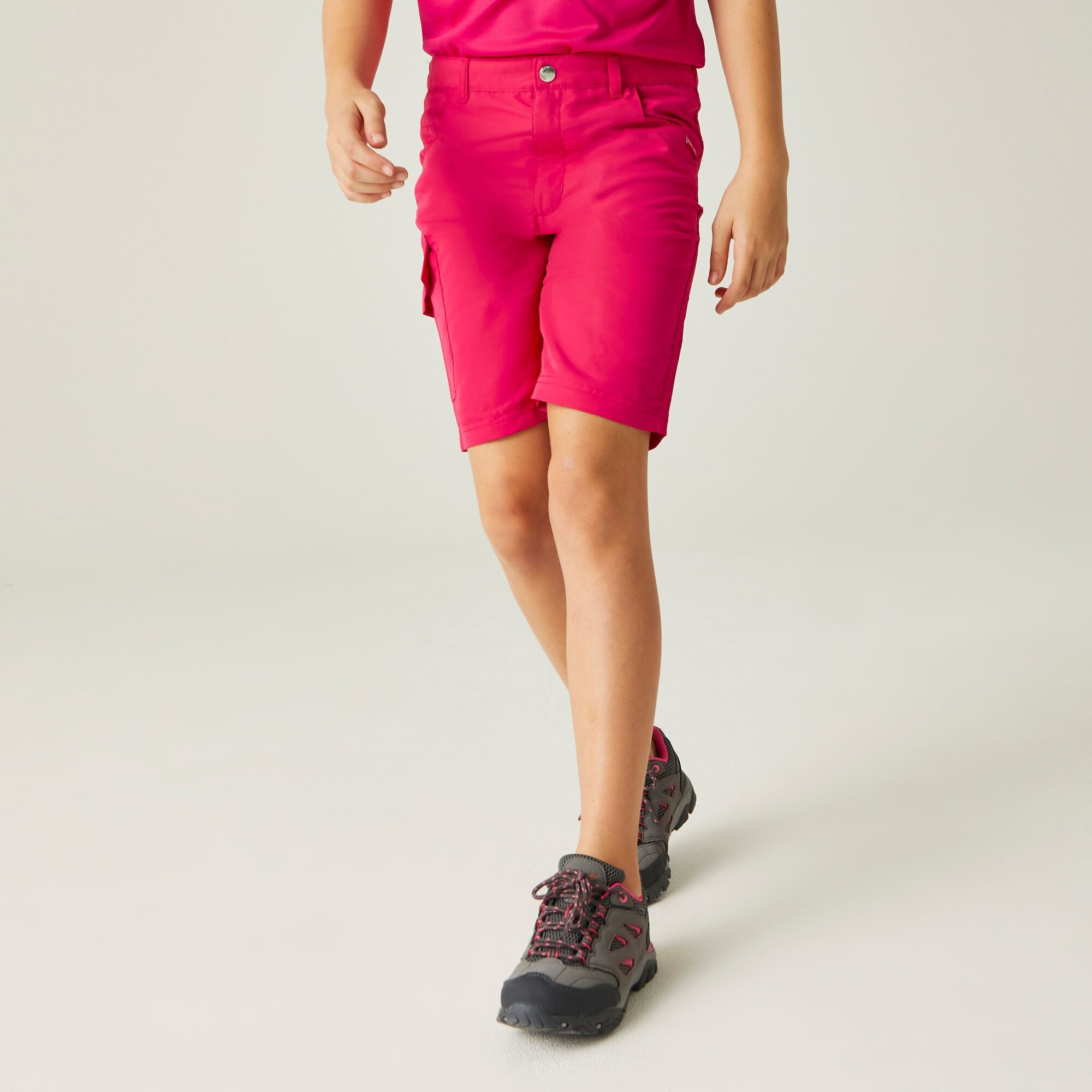 Regatta Kids Kids' Sorcer Ii Walking Shorts - Pink Potion - 11-12 (L) - Image 4