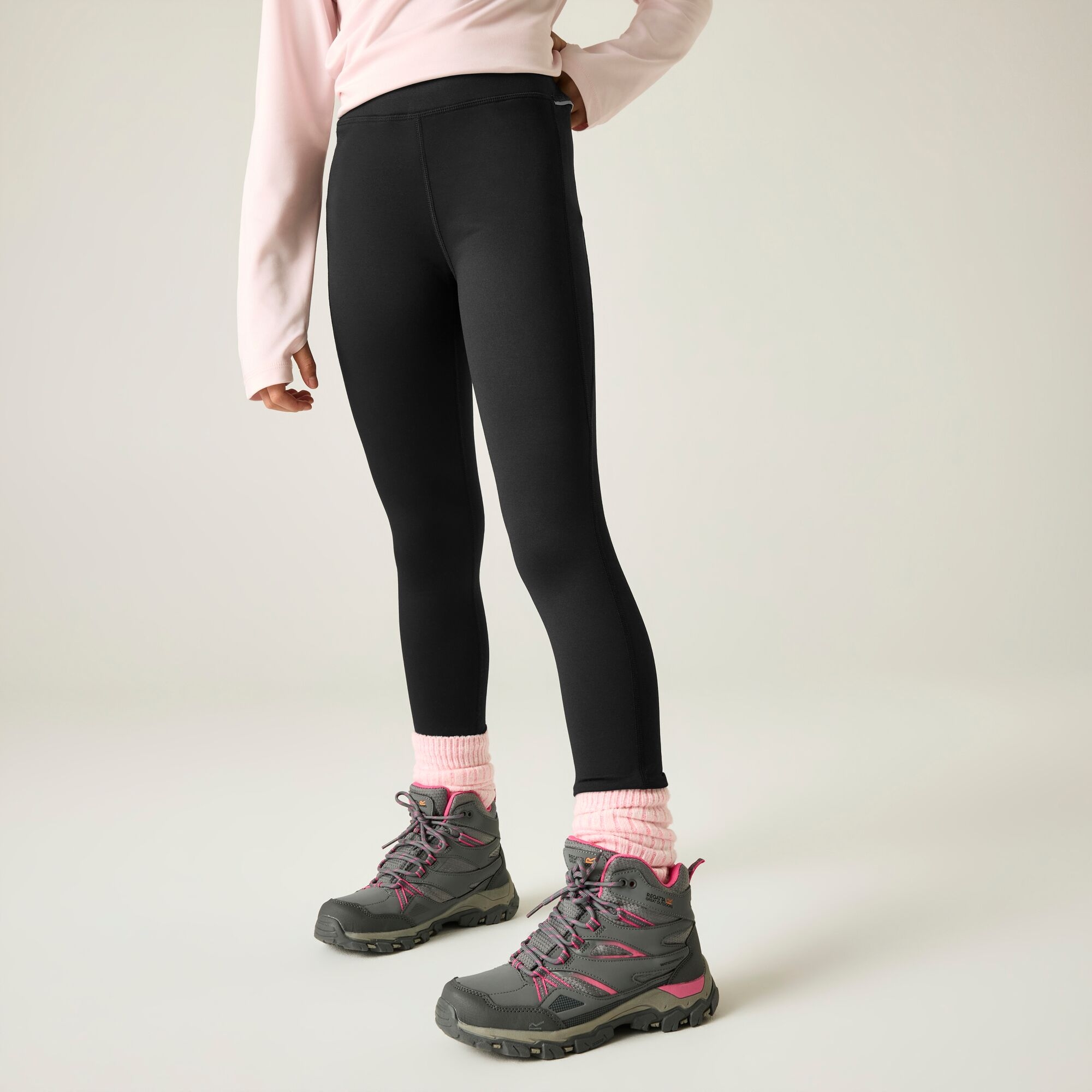 Regatta Kids’ Barlia Winter Leggings - Black Size 13 Years