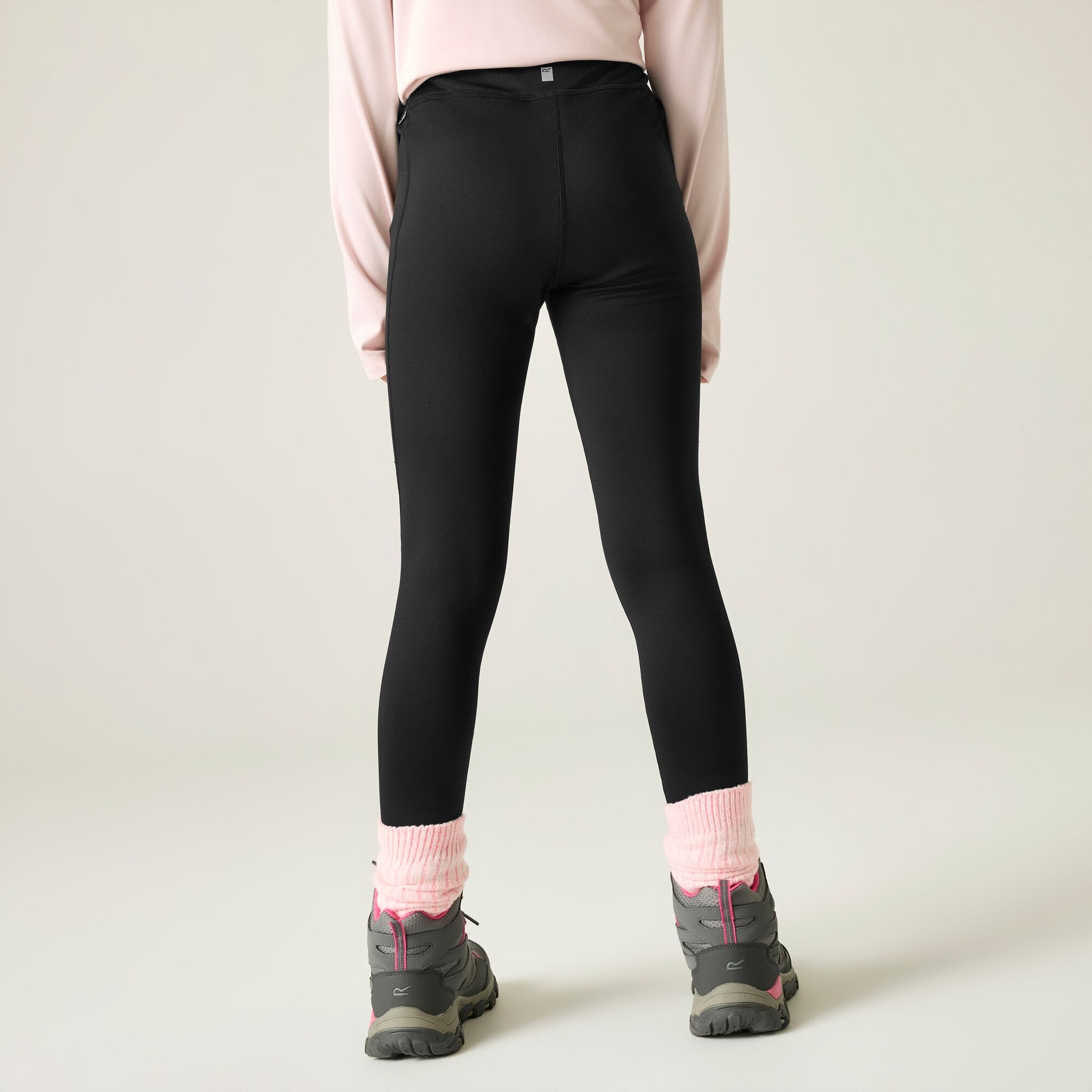 Regatta   Legginsy dziecięce ocieplane Barlia Winter Czarny