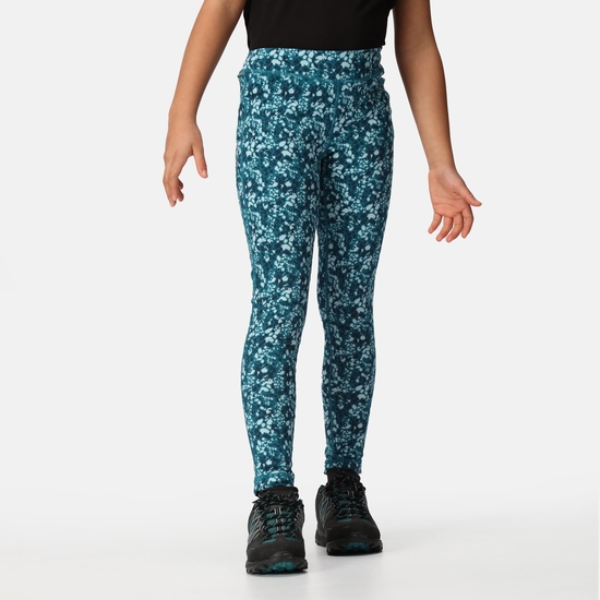 Kids' Barlia Winter Leggings Gulfstream Abstract  