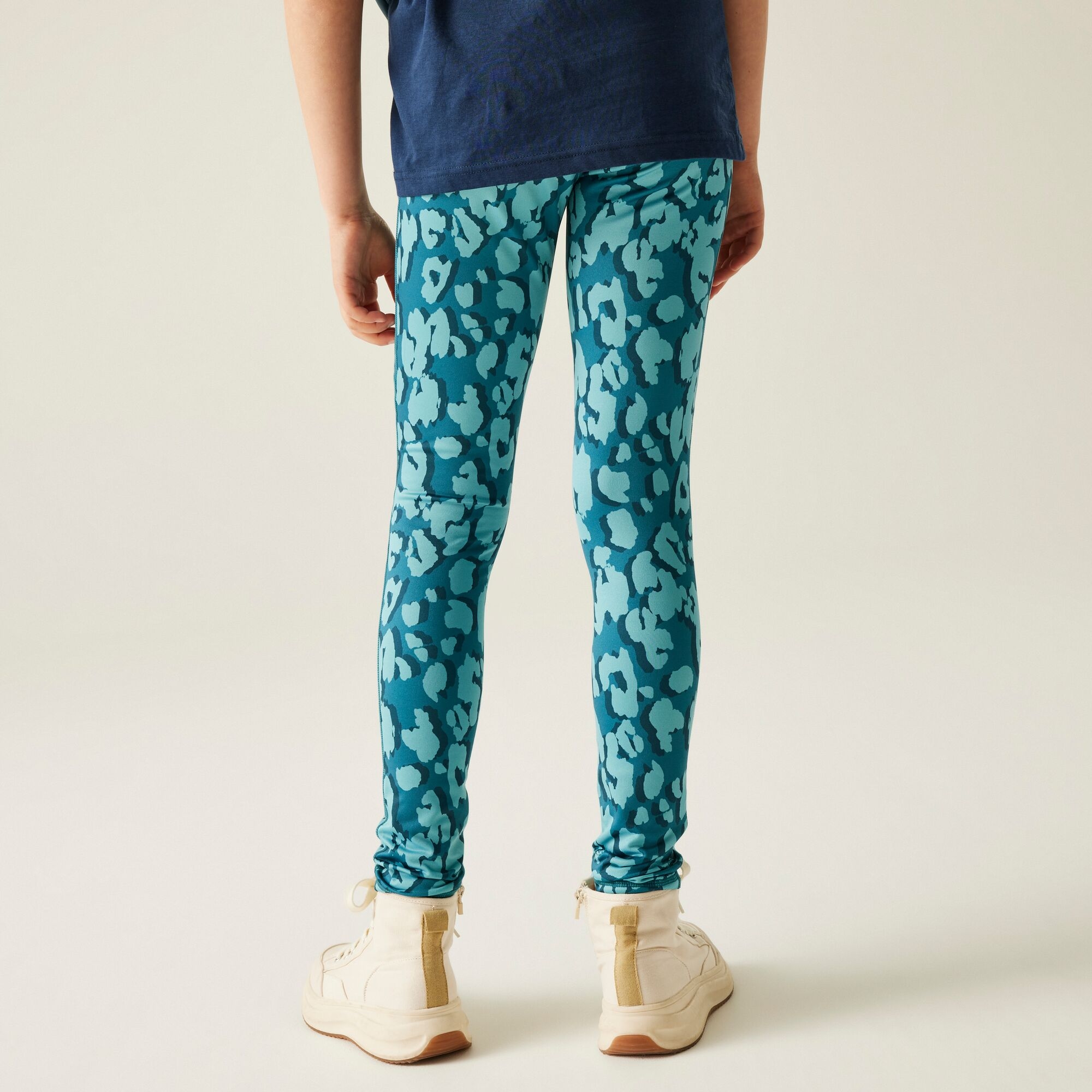 Regatta Legginsy dziecięce ocieplane Barlia Winter Niebieski