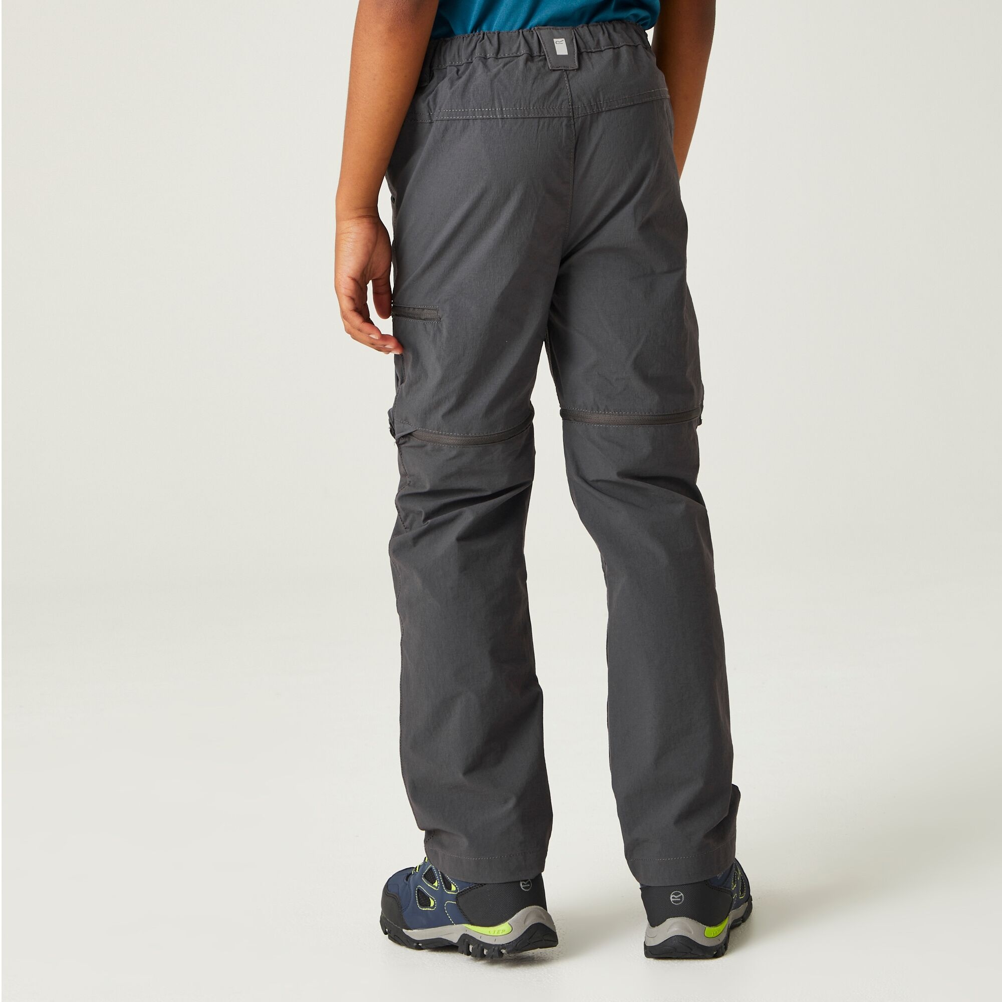 Regatta Spodnie dziecięce z odpinanymi nogawkami Jnr Highton Z/O Szary