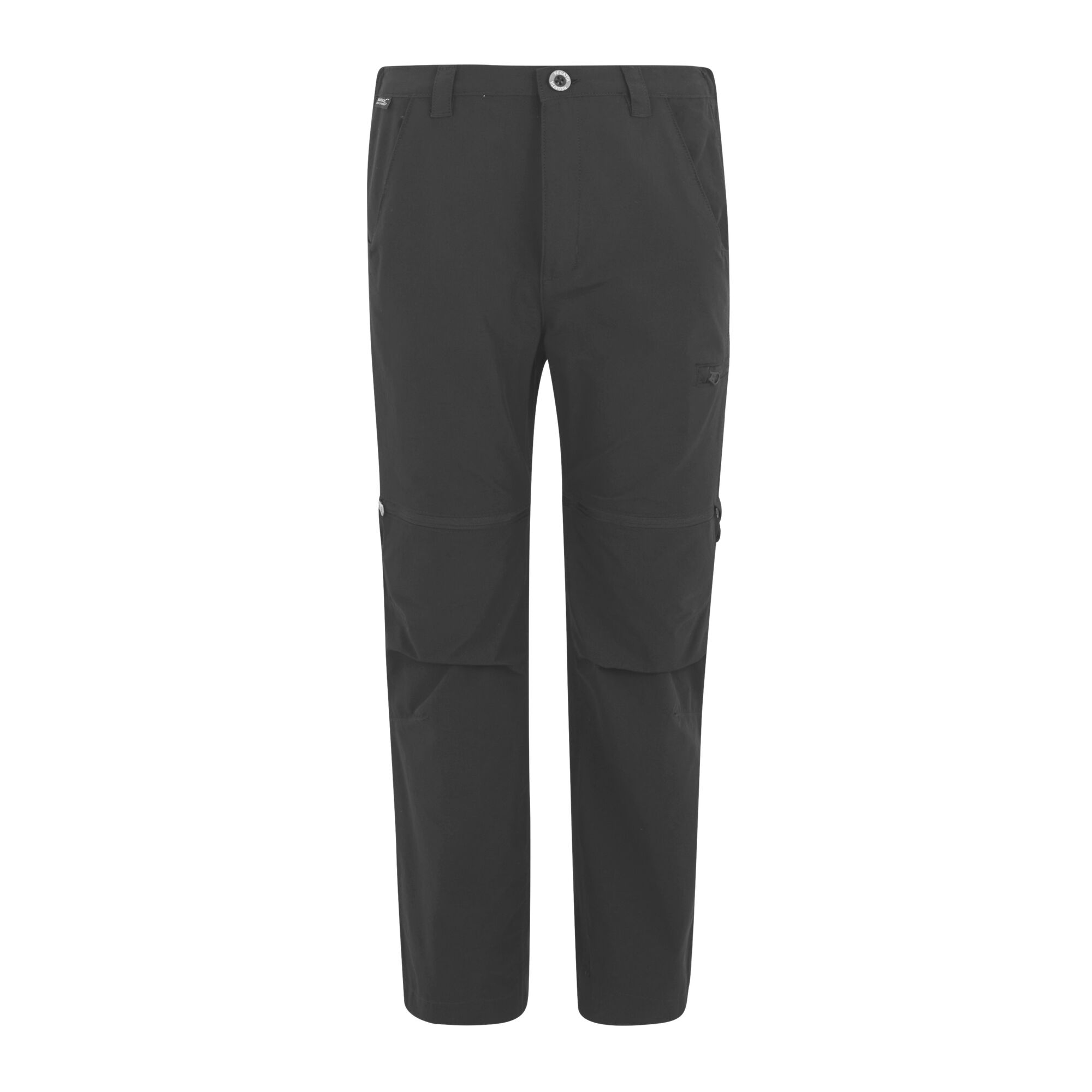 Regatta Kids’ Highton Stretch Zip Off Walking Trousers - Grey Size 14 Years