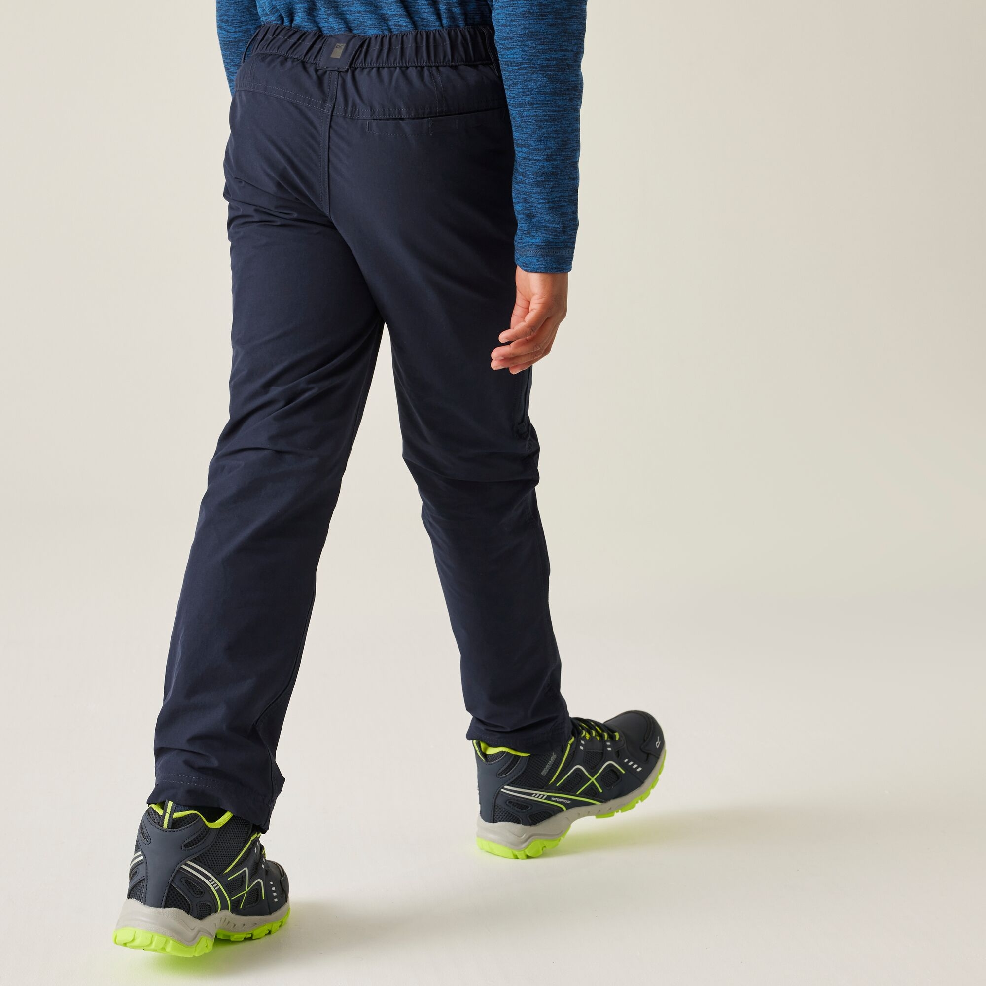 Regatta Spodnie dziecięce trekkingowe ocieplane Highton Granatowy