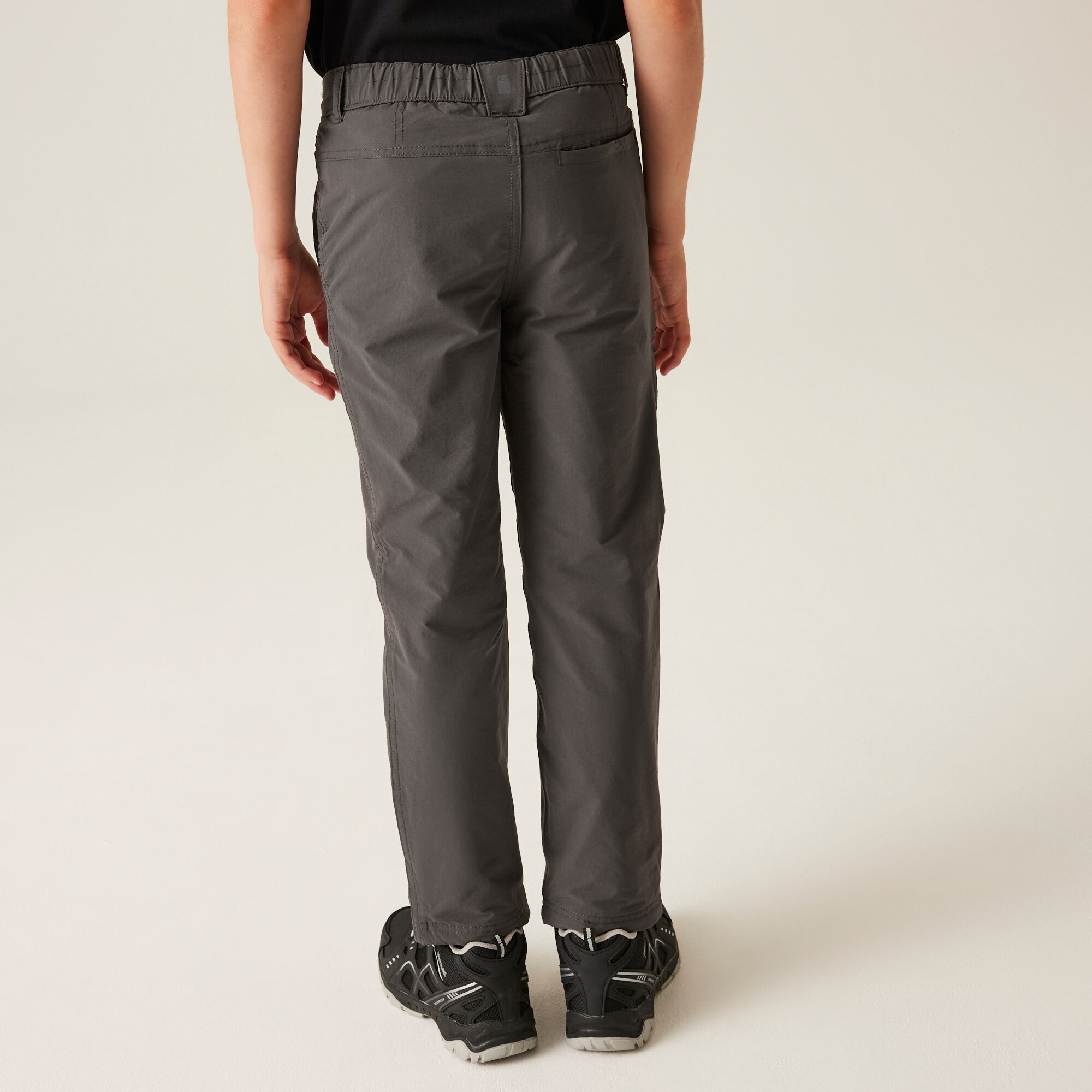 Regatta Spodnie dziecięce trekkingowe ocieplane Highton Ciemno-szary