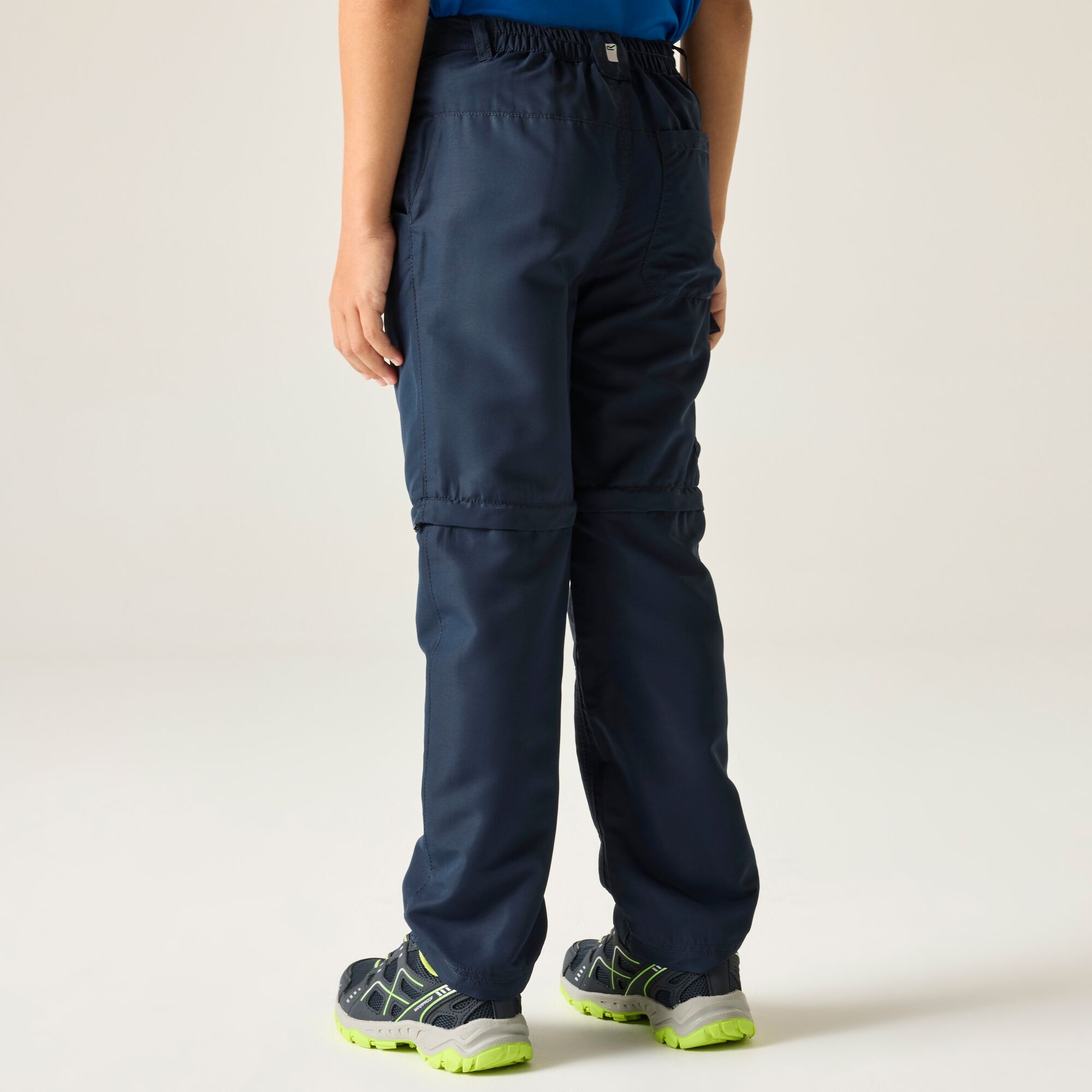 Regatta   Spodnie dziecięce trekkingowe z odpinanymi nogawkami Sorcer III Niebieski