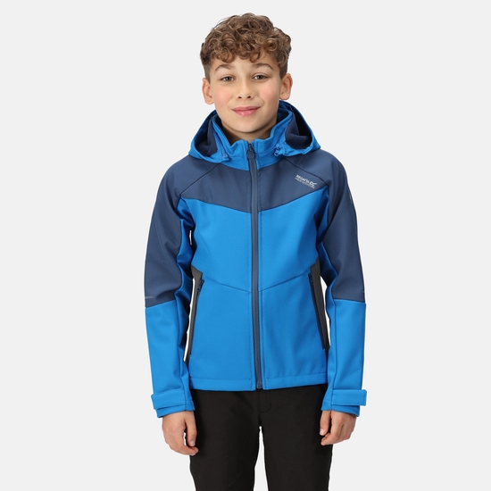 Eastcott II Softshell-Jacke für Kinder Blau