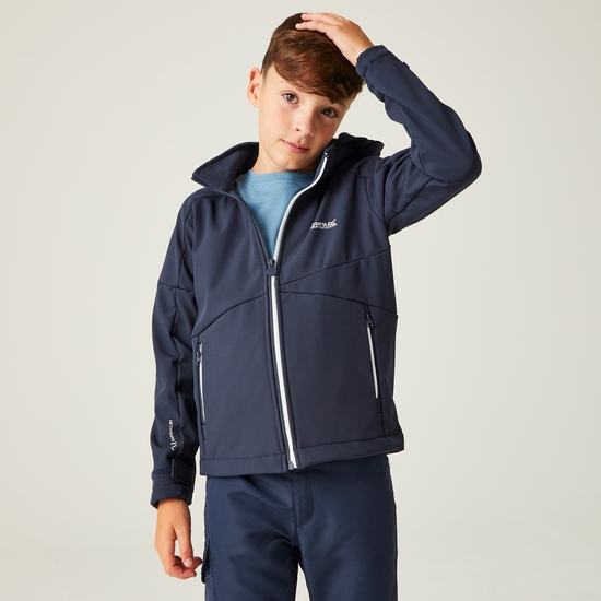 Kids' Acidity VII Softshell Jacket Navy