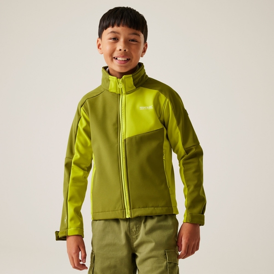 Veste softshell Acidity VIII pour enfant Vert