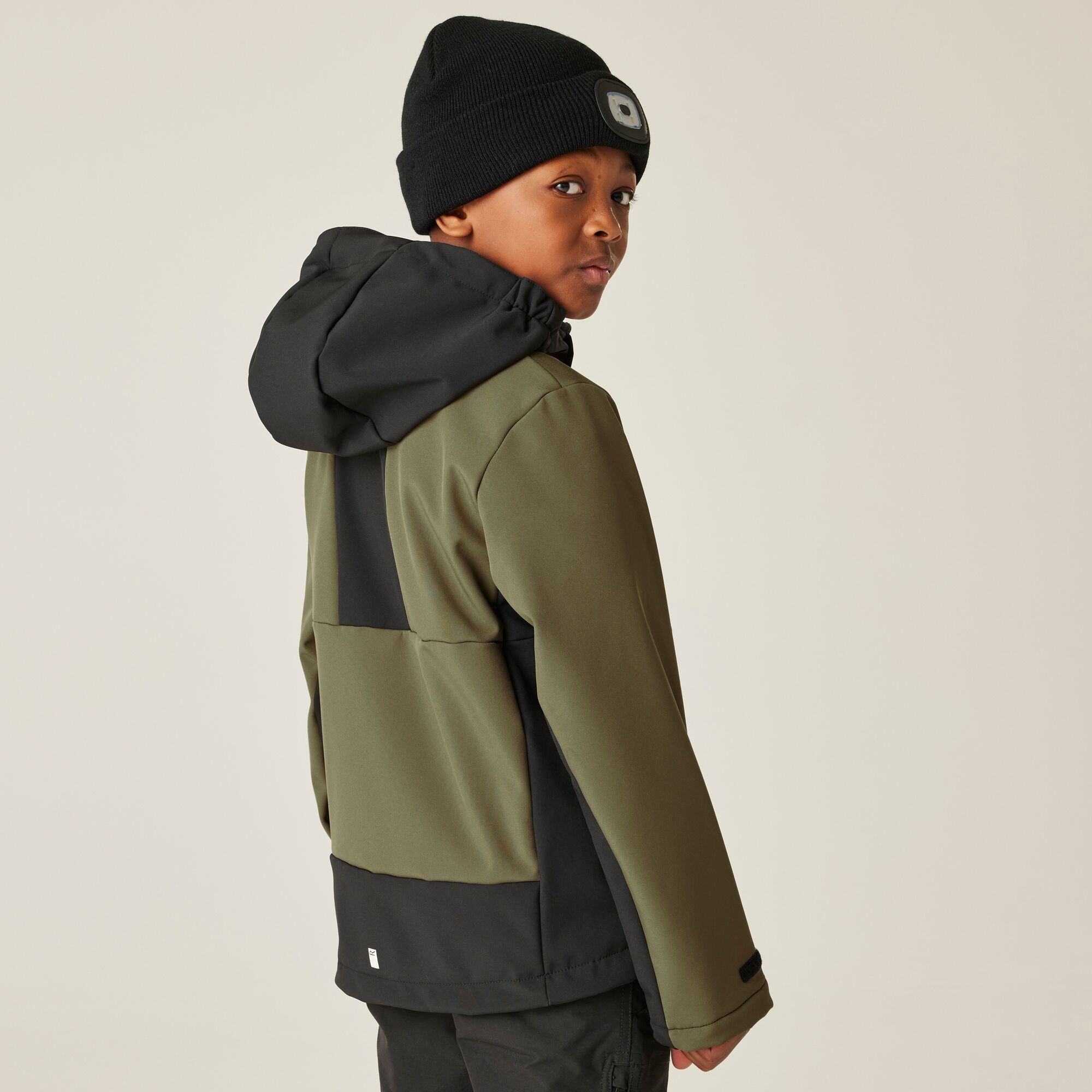 Regatta Kurtka dziecięca softshell wodoodporny Haydenbury Zielony