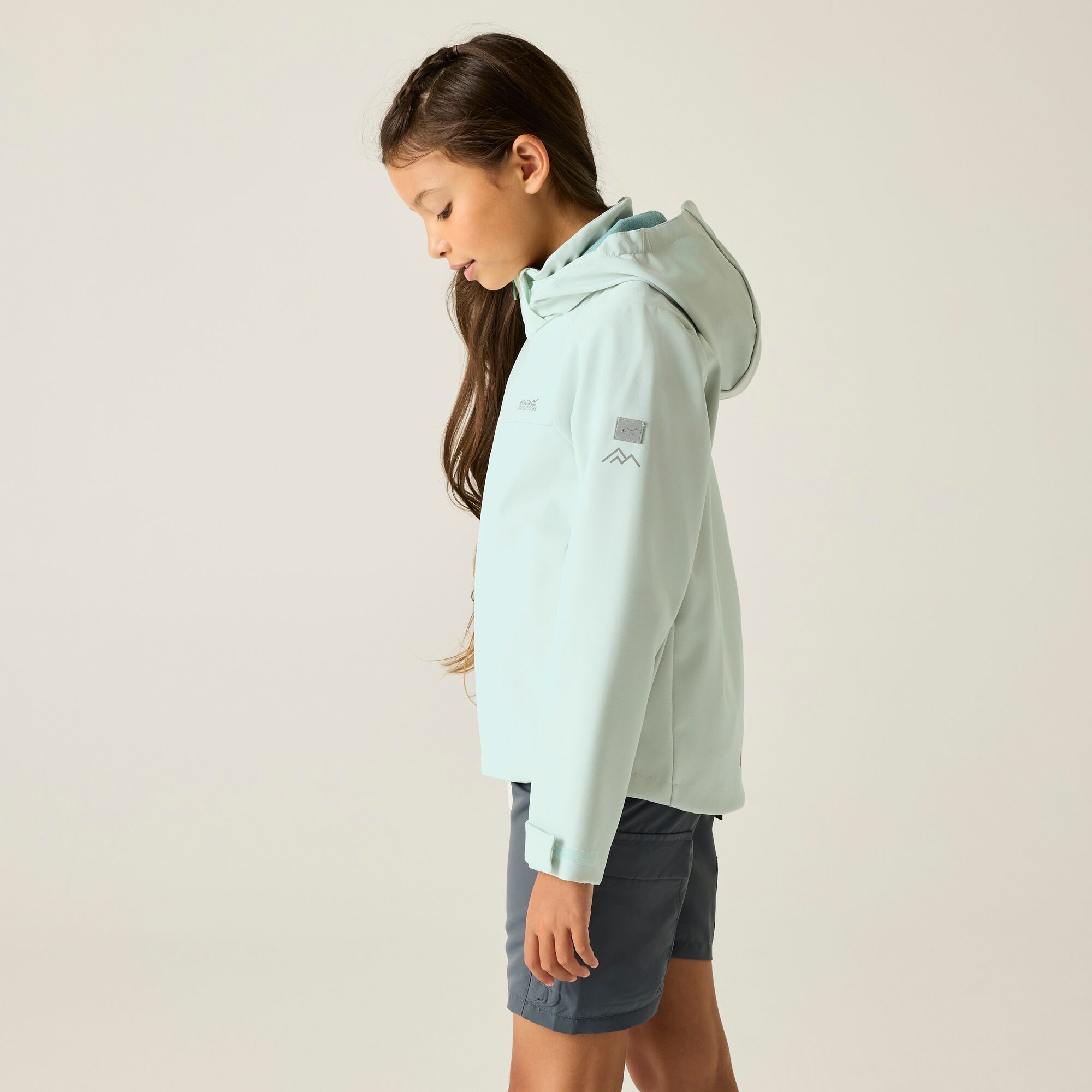 Regatta   Kurtka softshell dziecięca przeciwdeszczowa Acidity Niebieski