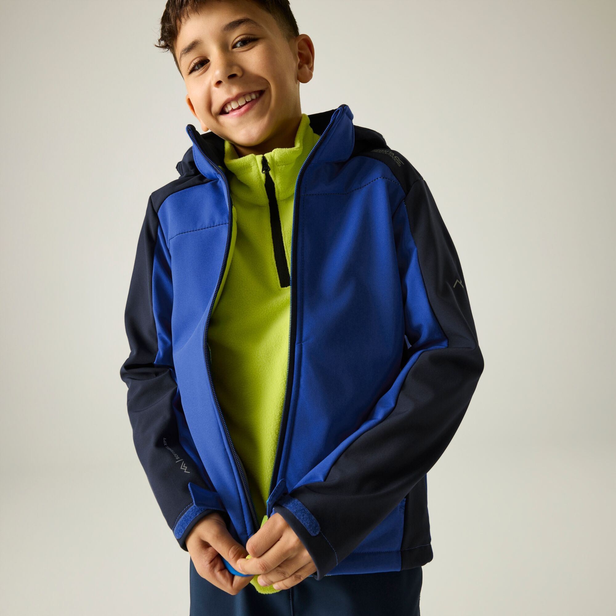 Kinder Haydenbury Softshell Schuljacke Größe 7-8 Jr. Blau Regatta - Bild 1