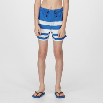 Kids' Skander II Swim Shorts Lapis Blue Stripe