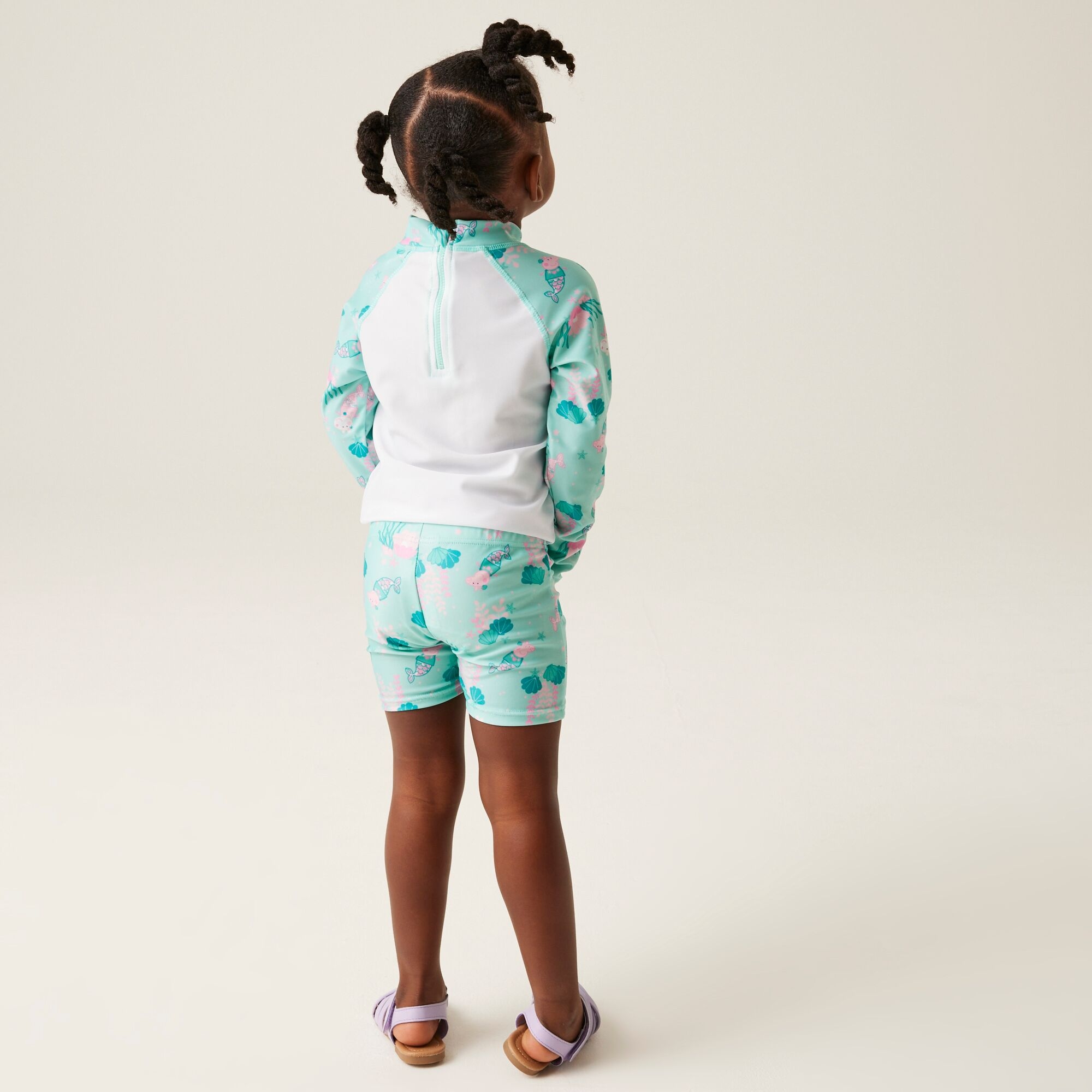 Dziecięcy zestaw kąpielowy Peppa Niebiesko-biały