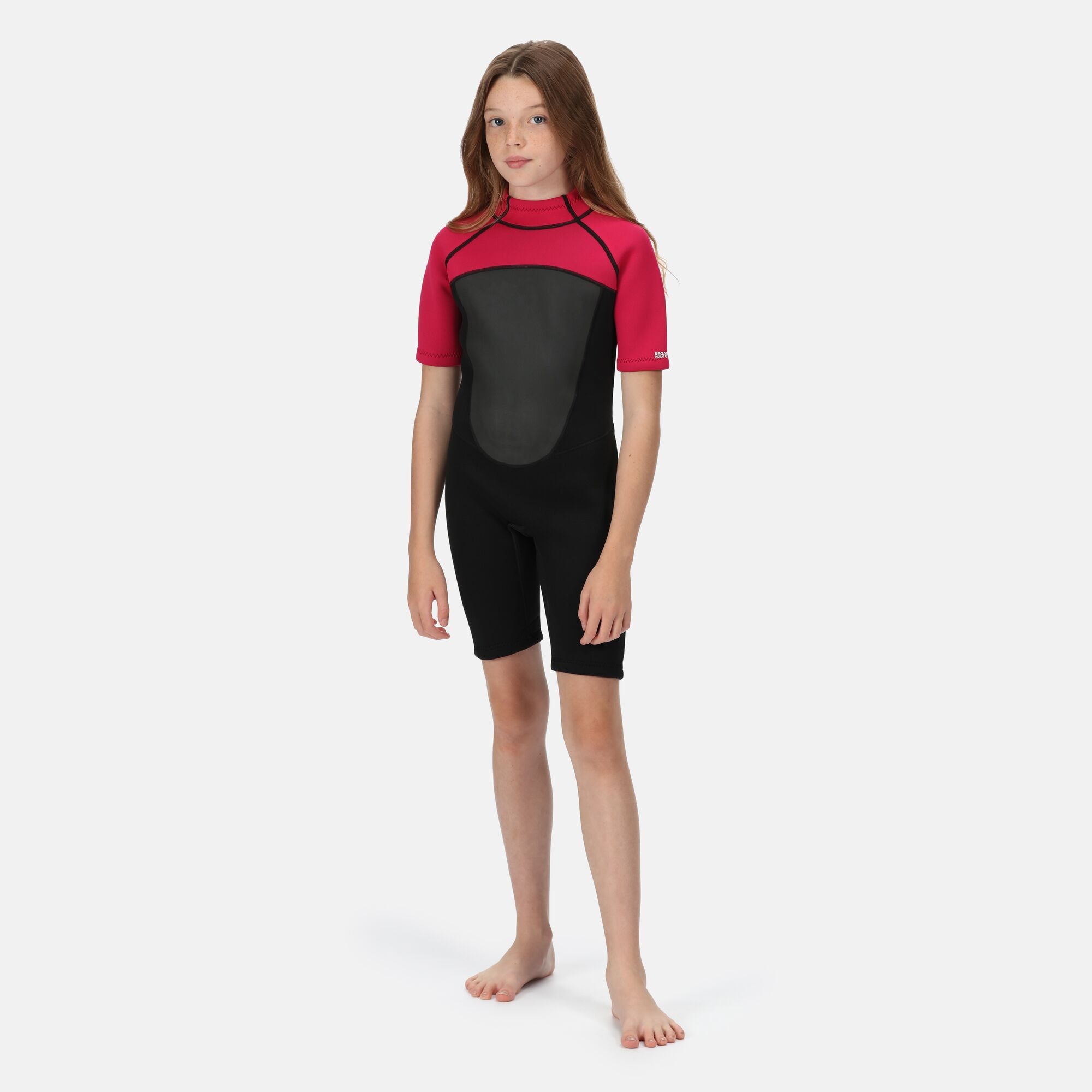 Photos - Swimwear Regatta Kids' Shorty 2mm Wetsuit Black Duchess Dark Grey, Size: 11 