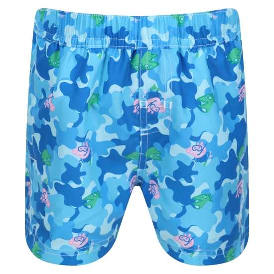 Kids' Peppa Pig Splash Swim Shorts Cool Aqua