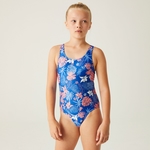 Oxford Blue Family Hawaiian Print