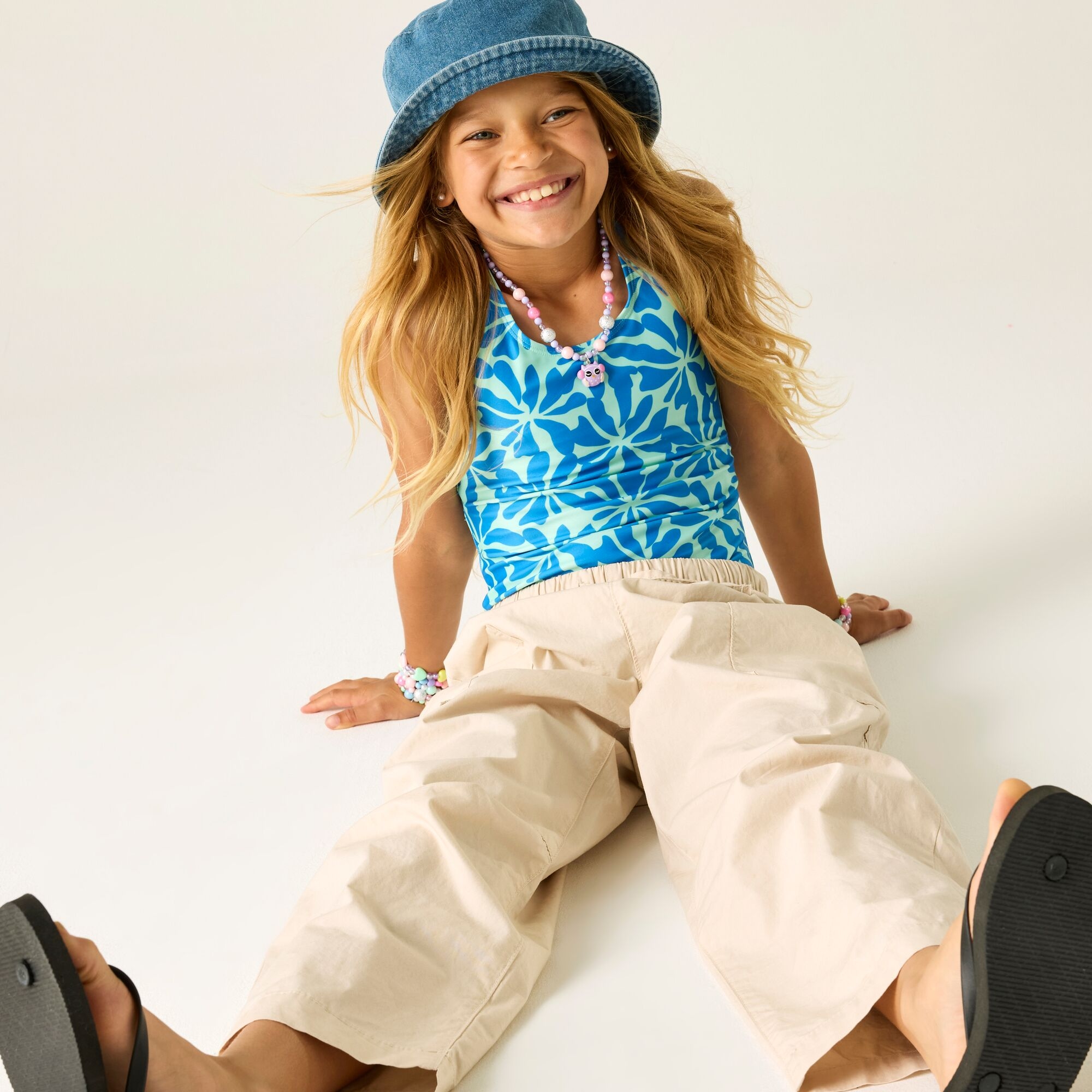 Regatta Strój kąpielowy dziecięcy jednoczęściowy Katrisse Niebieski