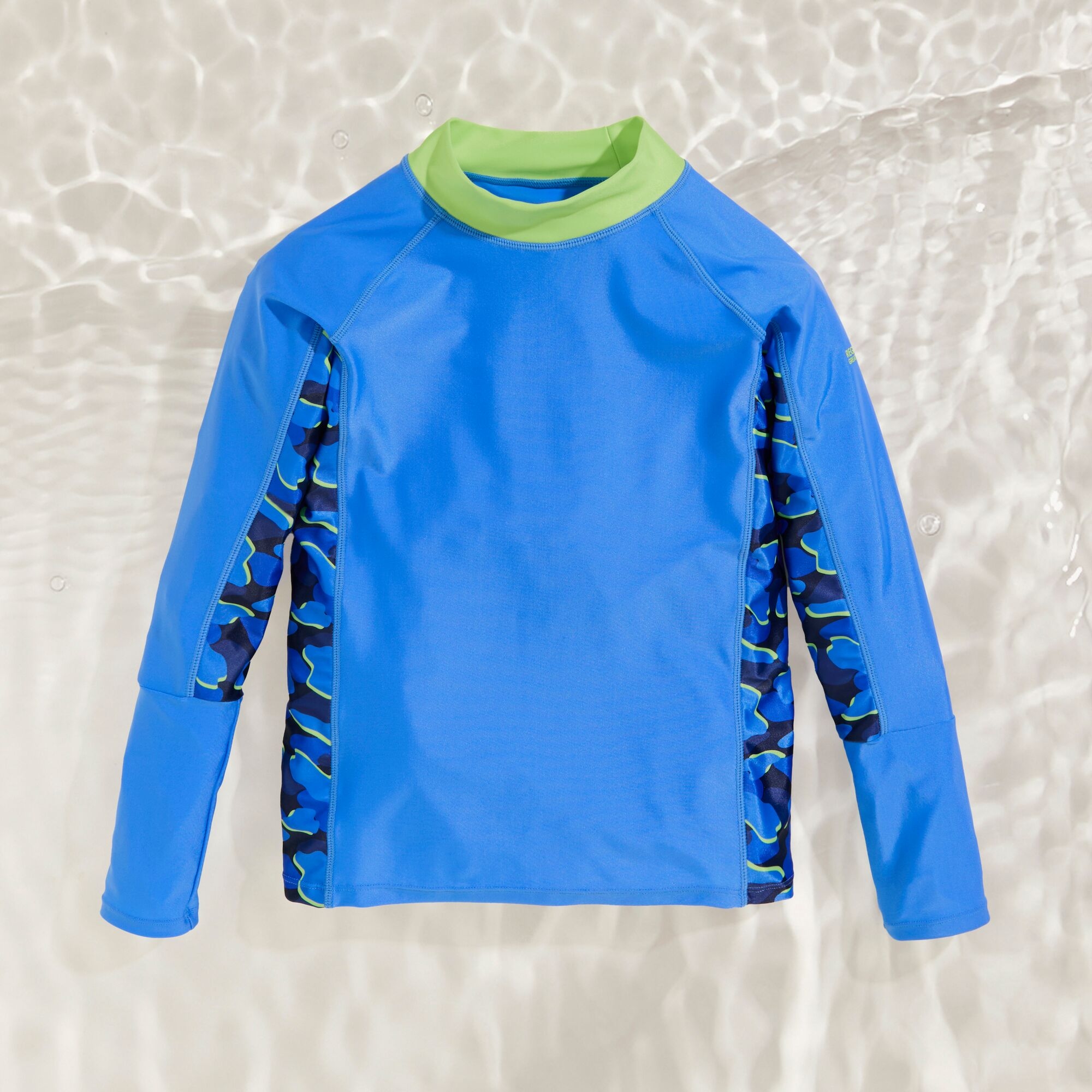 Regatta Unisex Kids Bleu Children's Long-Sleeved Swim T-Shirt Hoku Ii - Image 3