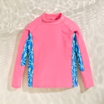 Pink Lemonade Sonic Blue Floral 