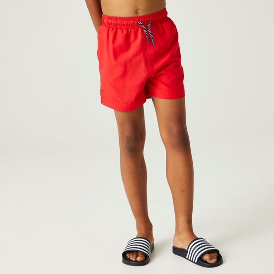 Skander III Enfant Short de bain Rouge