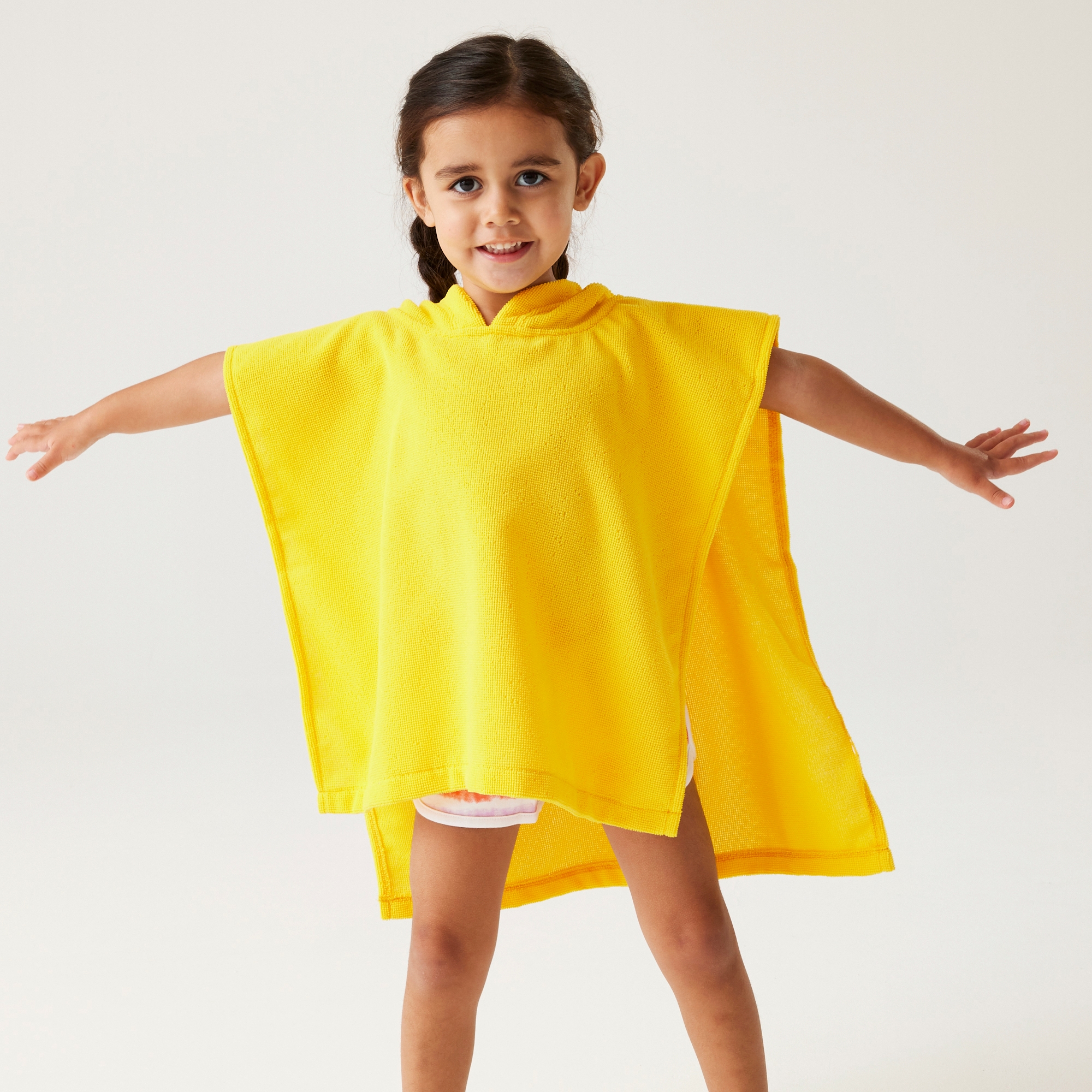 Regatta Kids’ Animal Towel Robe - Yellow Size 1-3 Years