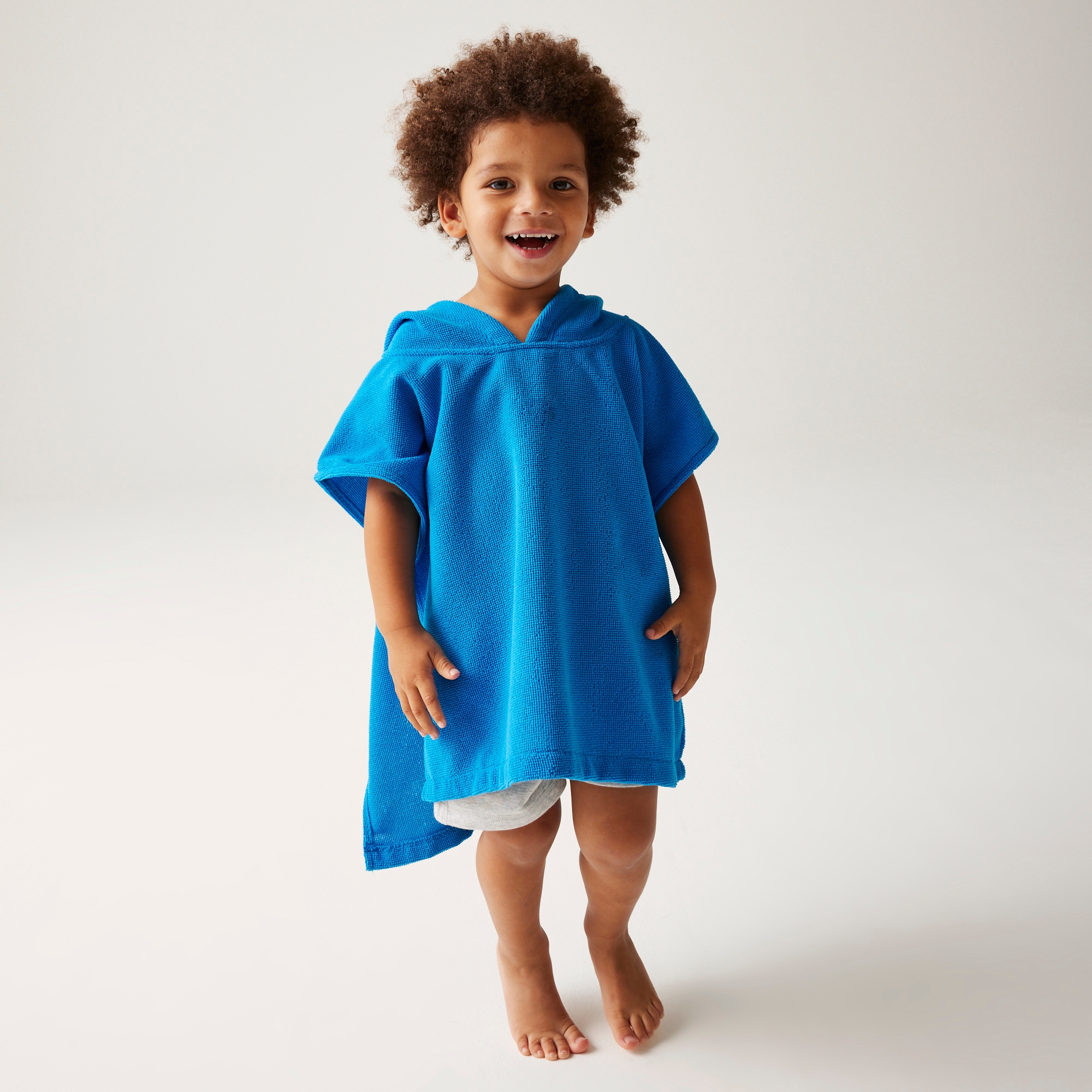 Regatta Kids’ Animal Towel Robe - Blue Size 4-6 Years