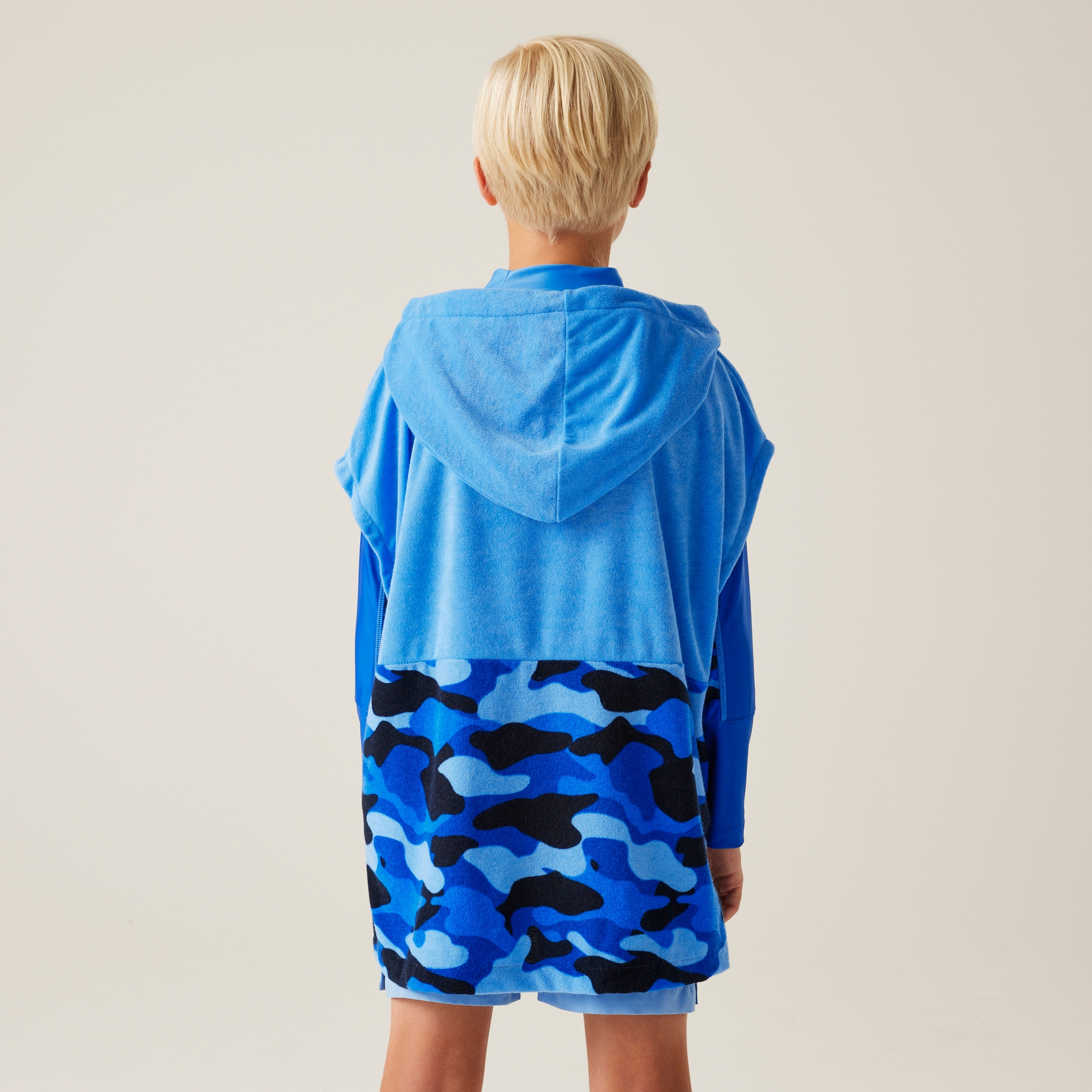 Regatta   Ręcznik plażowy dziecięcy Towel Robe II Niebieski