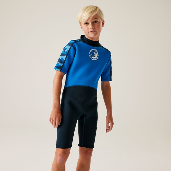 Combinaison de natation pour enfant  Bleu