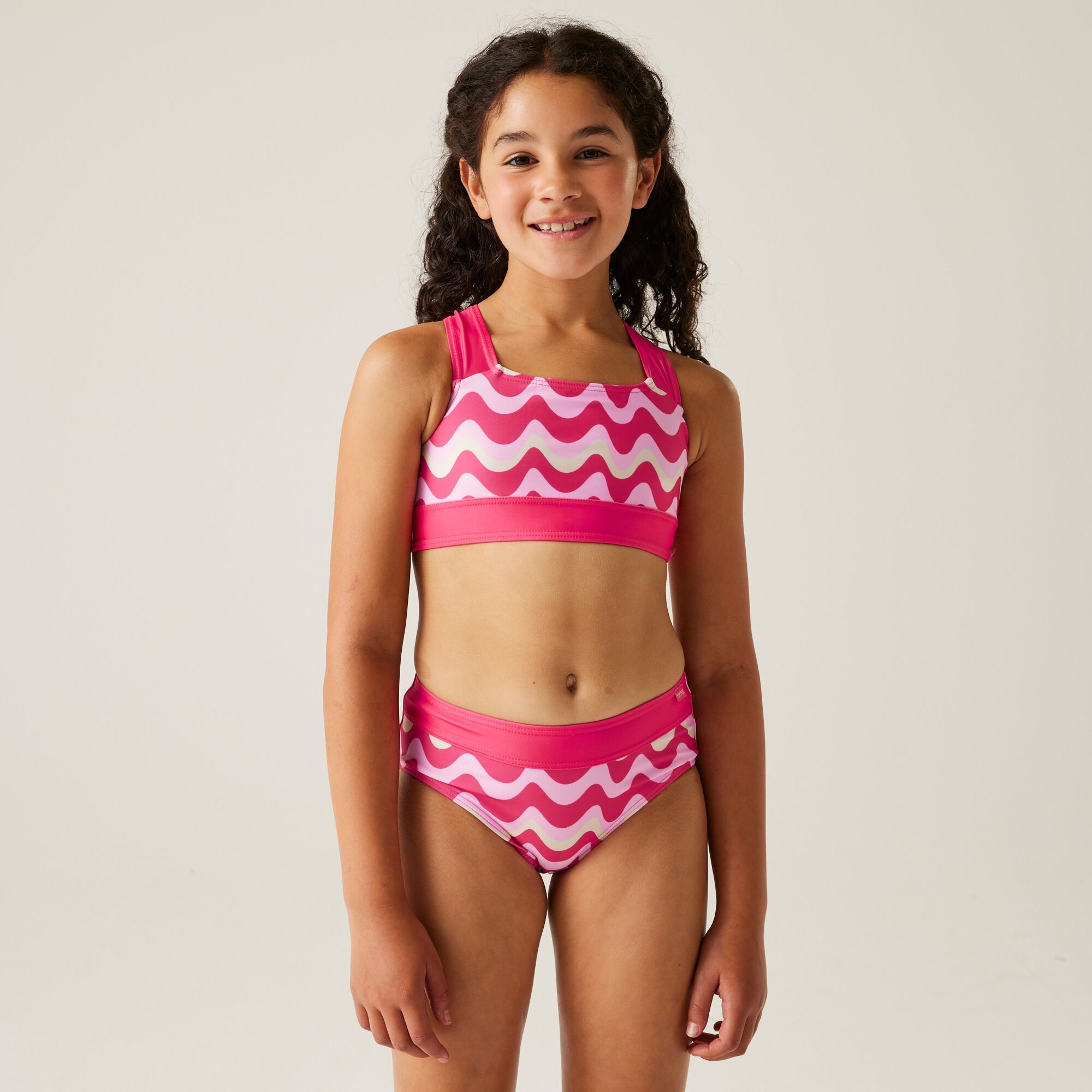 Regatta Dziecięce Bikini Dakaria III Komplet Różowy, Rozmiar: 128 cm