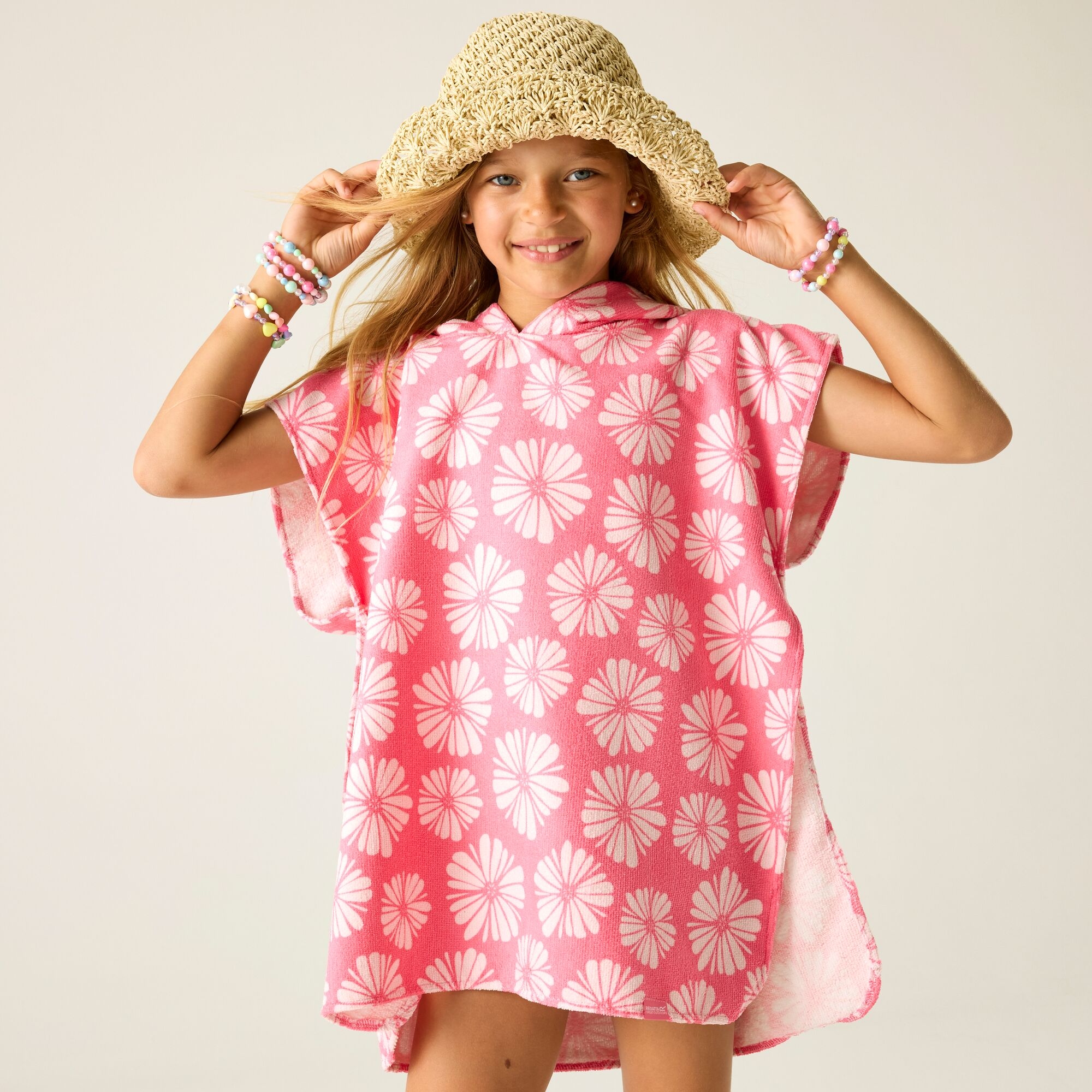 Regatta Regatta Ręcznik plażowy dziecięcy Robe Różowy