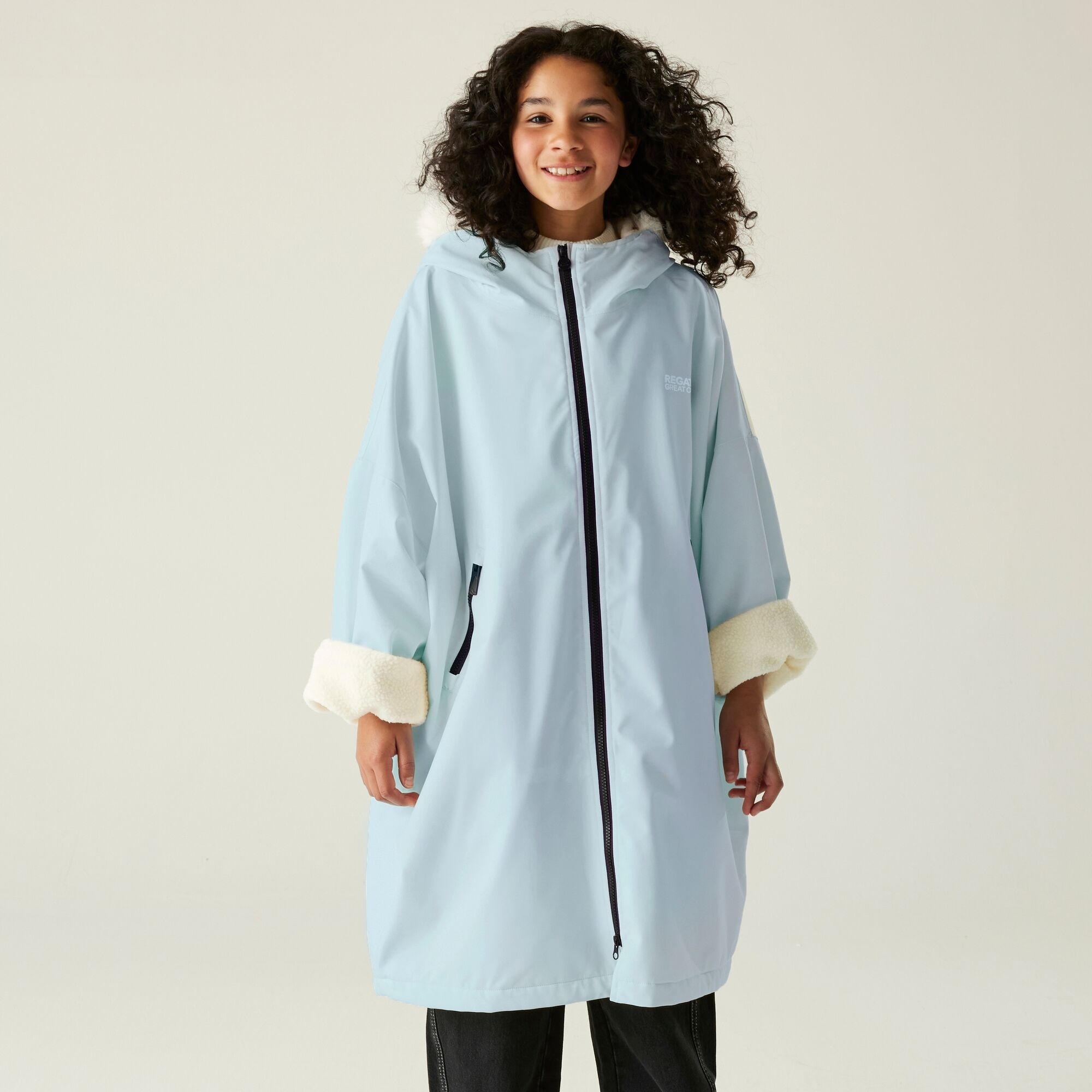 Regatta Kids School Changing Robe Pro - Blue Size 3-5 Years