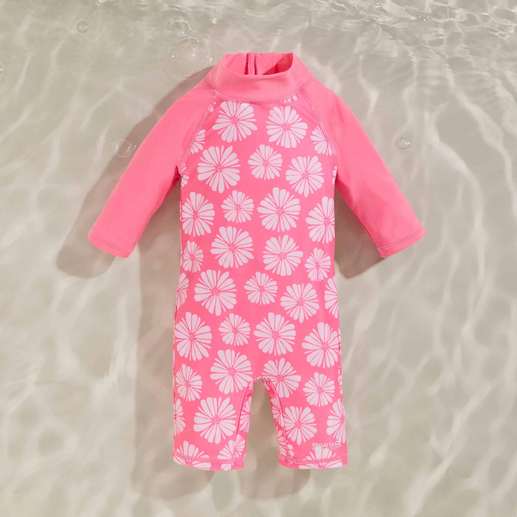 Regatta Kombinezon dziecięcy kąpielowy Rash Różowy