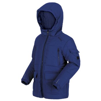 Kids' Perico Insulated Hooded Jacket Bright Royal